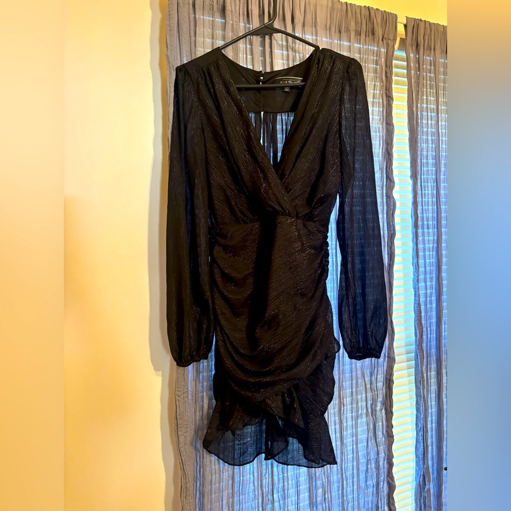 Blueblush BLACK shimmery dress Size Small